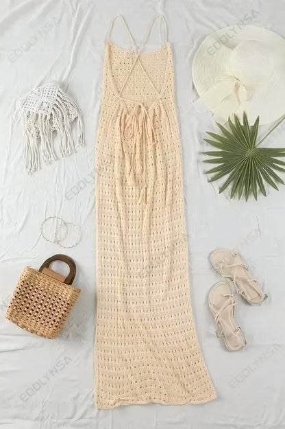 Pearl-Strapped Ruched Mini Dress – Champagne Mirage Edition