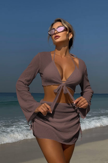 Pastel Riviera Bikini Set – Sugar Peach & Mint Kiss