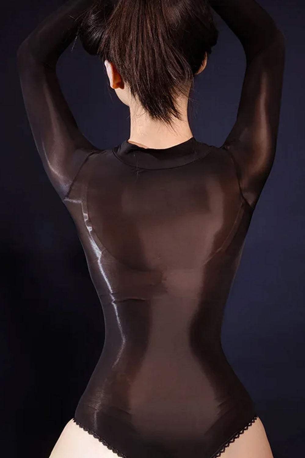 Ultra Sheer High Neck Bodysuit - Second Skin Sensation