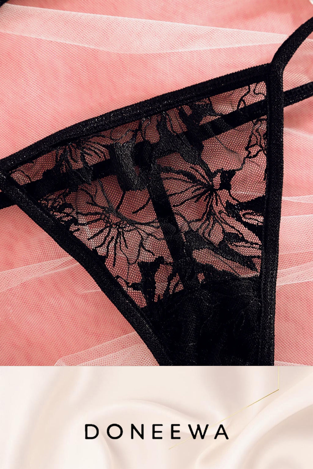 Luxury Lace Chain Lingerie Set – Ultimate Temptation Edition